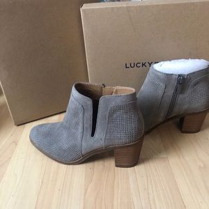 Taupe Lucky Brand Booties BRAND NEW